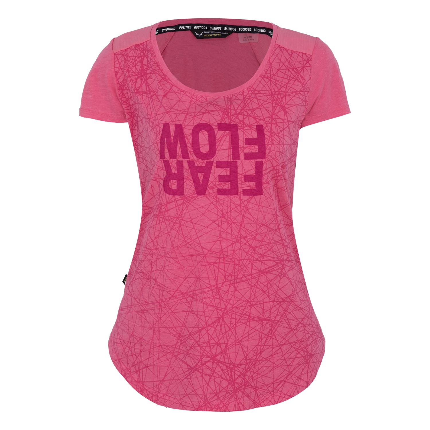 Camisetas Mujer Chile - Salewa Alpine Hemp Print - Moradas/Marrones Rosas - VGEH-45210